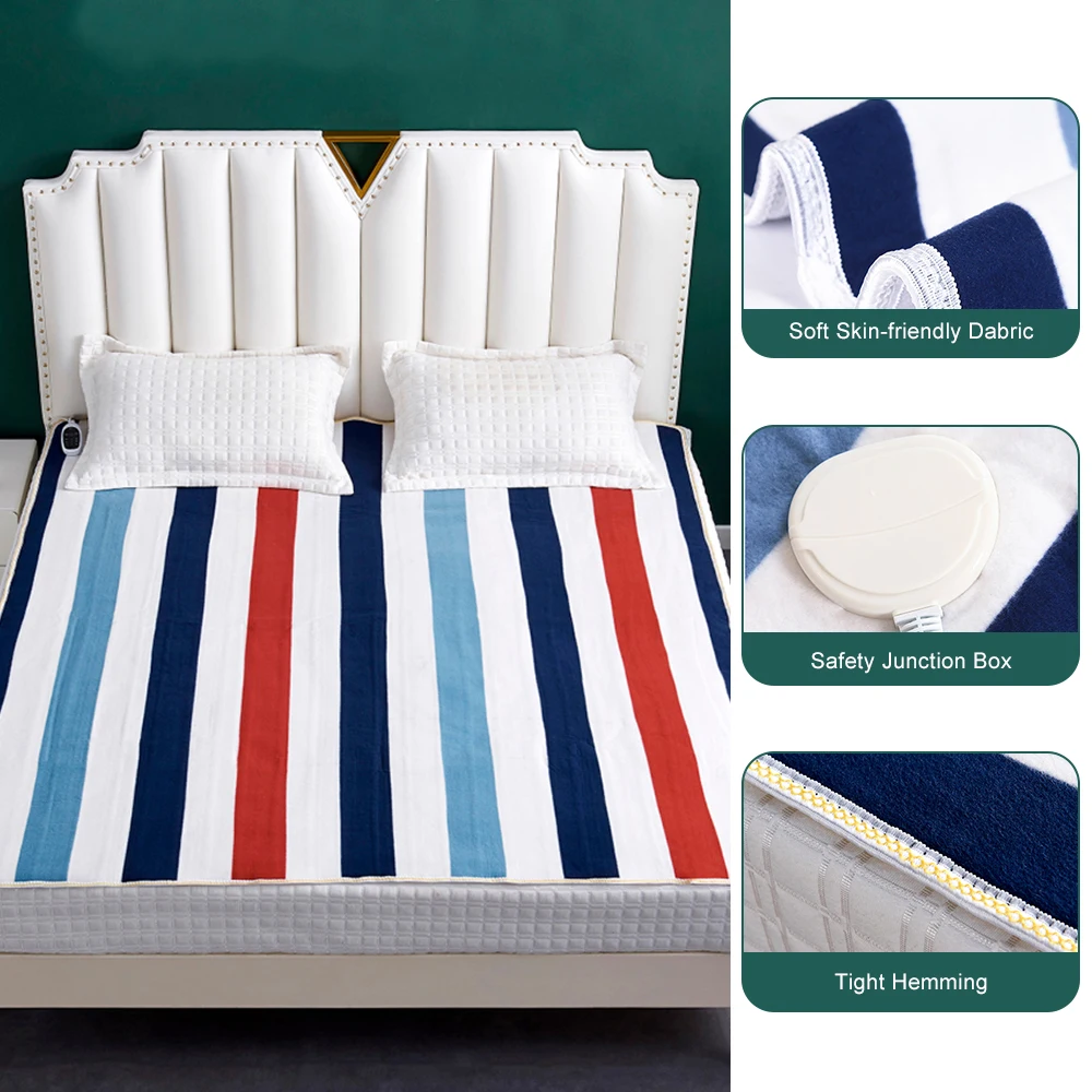 Blanket Heated 220V Electric Mattress Thicken Thermostat Blankets Security Heating Warm Plaid | Дом и сад