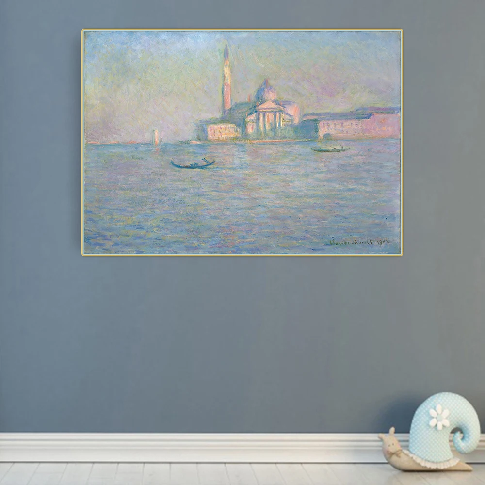 Цитон Клода монета Church церковь Сан-Джорджио Маджоре Canvas Холст Картина маслом