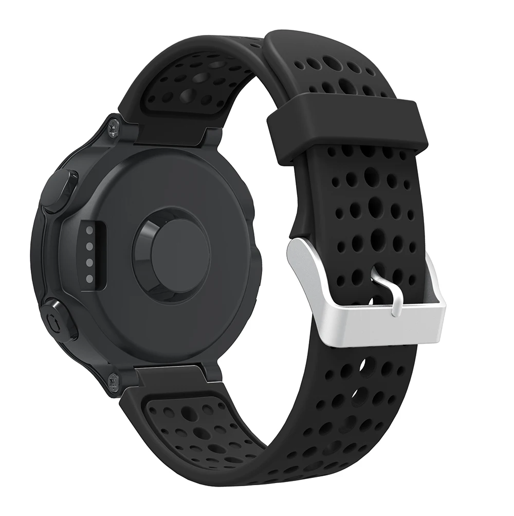 Сменный ремешок из мягкого силикона для наручных часов Garmin Forerunner 220/230/235/620/630 с