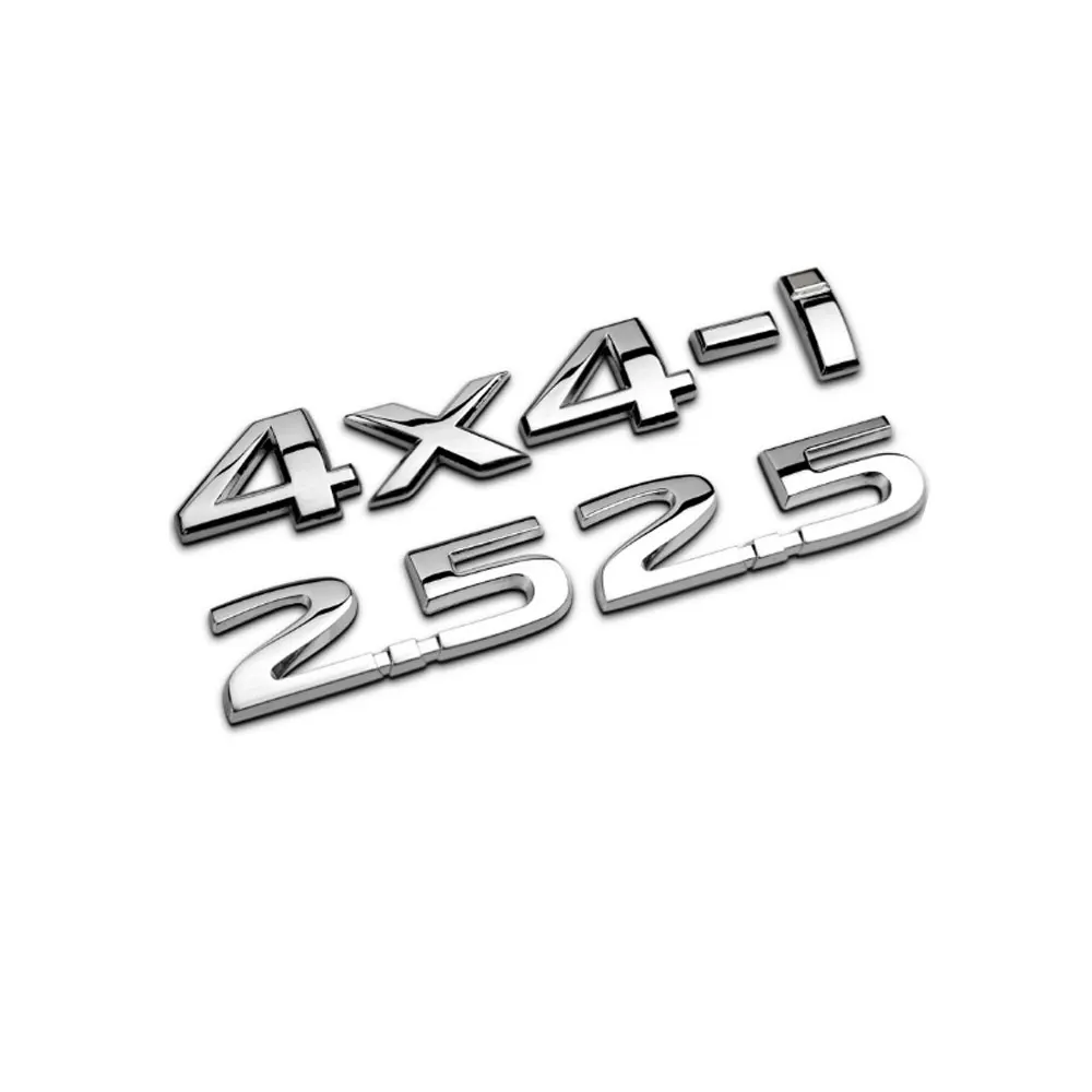 AQTQAQ 3D Металл 2 5 4X4-i логотип Автомобильная наклейка с эмблемой значком + 4 шт