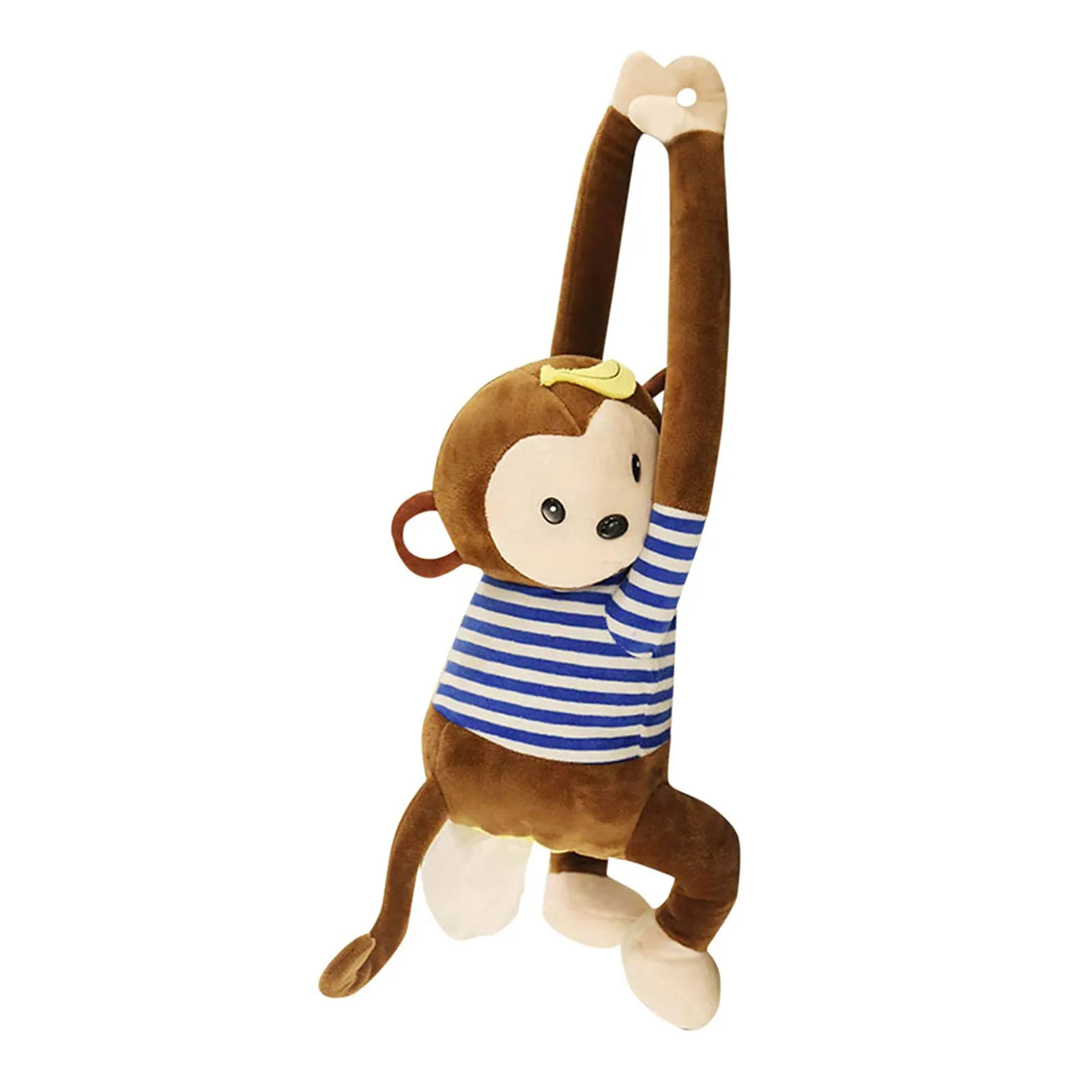 

Creative Cute Cartoon Monkey Home Office Car Hanging Paper Napkin Tissue Box Cover Holder Portable Paper Box Soft 3d Animals