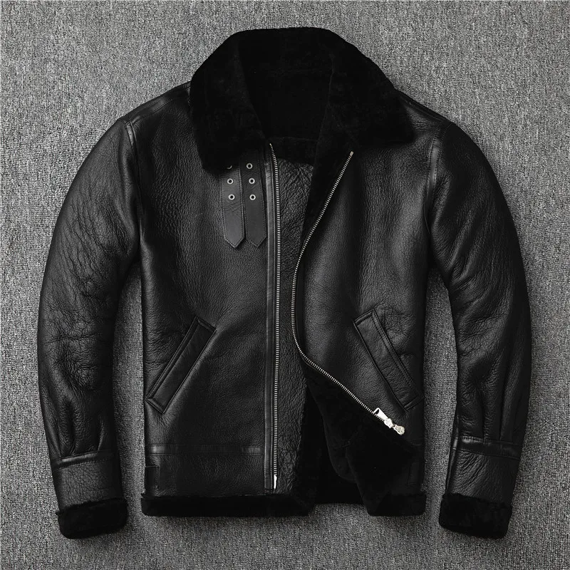 Бесплатная доставка новинка 2020 стильная теплая куртка из натуральной кожи