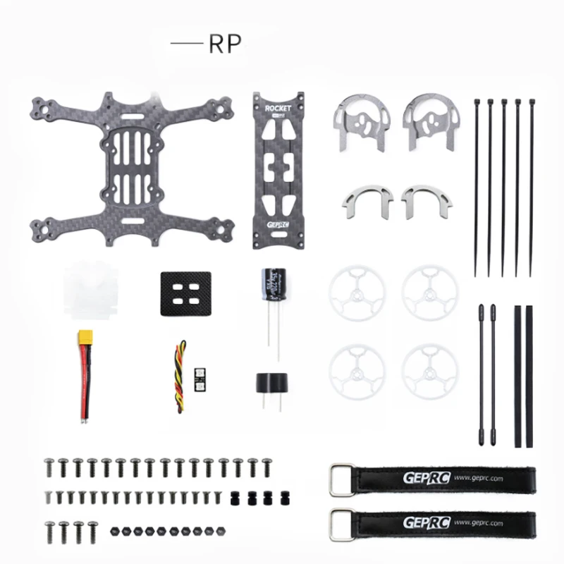 

1PCS GEP-RP RL Rack Frame Chassis Bed Framework 2Inch 112mm 9mm Framerack Aerial Model for DJI RC FPV Racing Drone Toys Parts