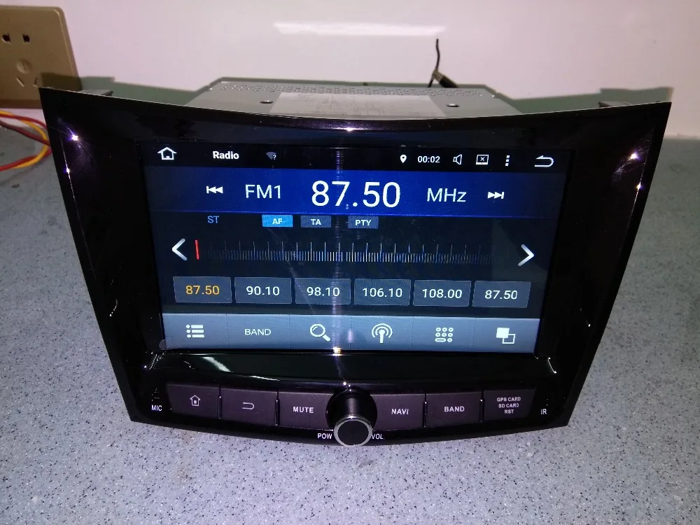 Восьмиядерный 8 дюймов ядер Android 9 0 автомобильное радио DVD плеер GPS для SsangYong Tivolan 2014