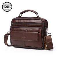 mens messenger bag shoulder bag genuine leather bags male crossbody bags flap luxury handbag shoulder handbag for men ksk