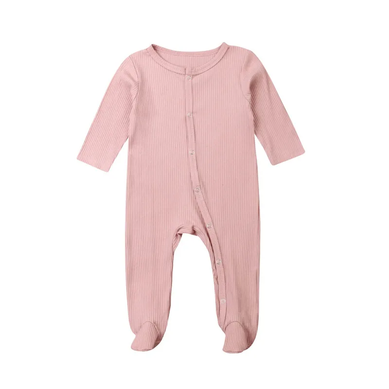 Детский комбинезон с длинным рукавом из хлопка|Ромперы| |