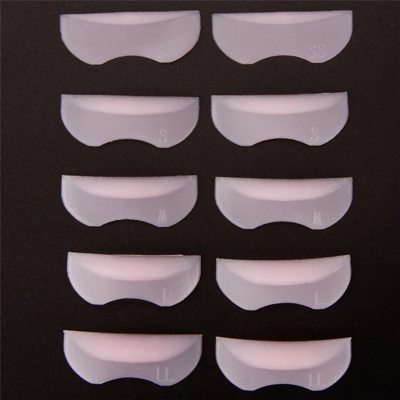 5 Pairs New Silicone durable eyelash permanent Perm Curler Curling Root Lifting False Fake Eyelash Shield Pad maquillaje patches
