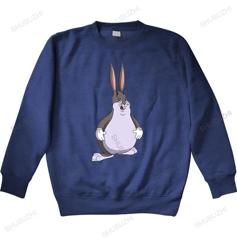 

cotton sweatshirt male hoody Big Chungus hoodies Men's Cotton Crazy hoody O Neck hoody Man crew neck hoodie