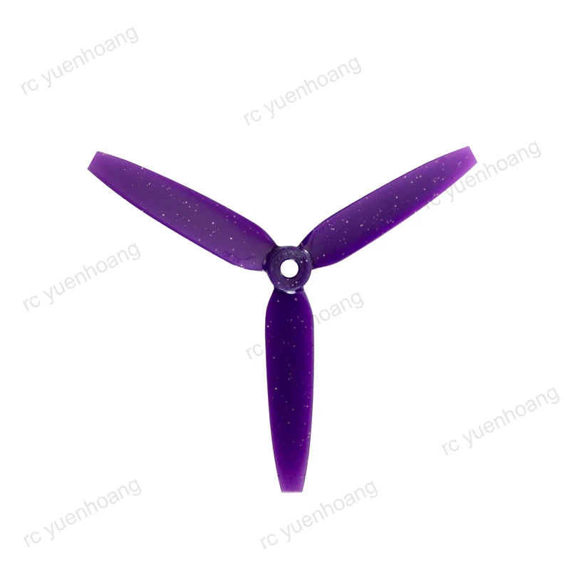 

4Pairs GEMFAN 513D Propeller 5Inch 3-blade Paddle 3.5Inch Pitch 5mm Aperature 129mm Diameter Props for RC FPV Racing Drone