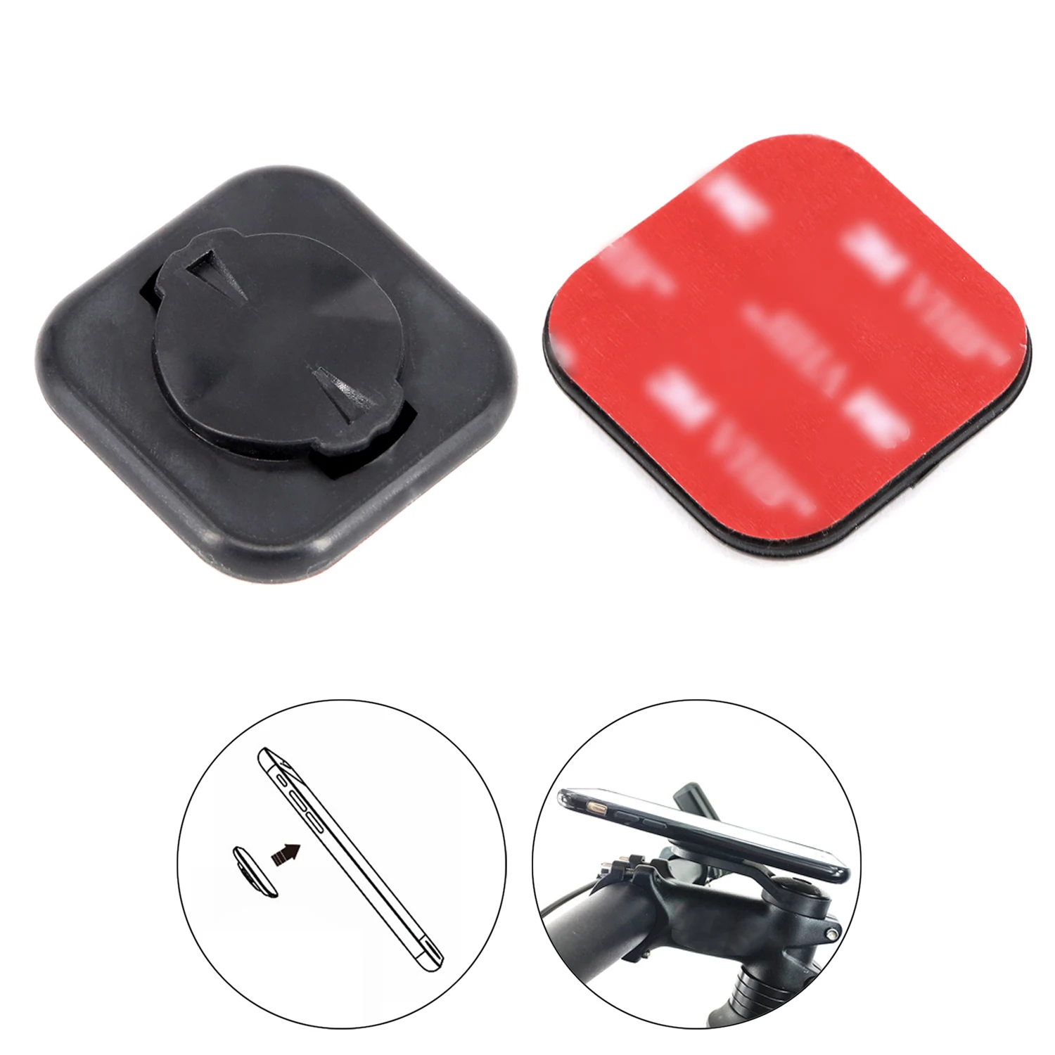 

Cycling Phone Holder Module Part Fits For Garmin Edge Mount Back Adhesive Tape