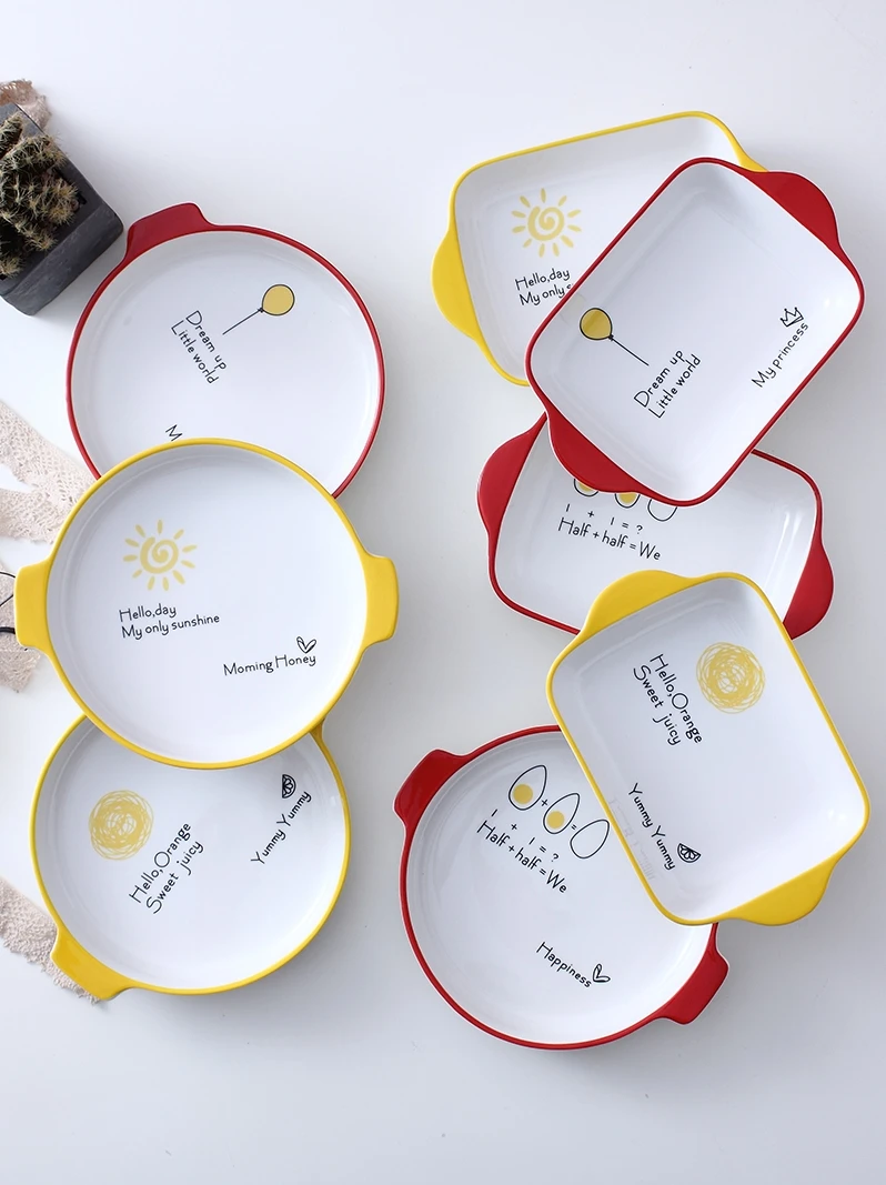 Керамическая тарелка для выпечки риса микроволновой печи специальная супа