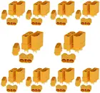 Штекерный и гнездовой разъемы питания Amass XT90 XT-90, 10 пар, вилки питания с корпусом, полка для литий-полимерного двигателя RC