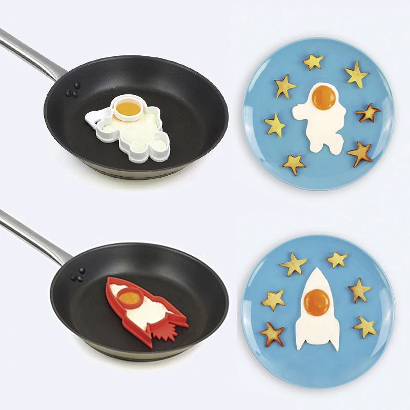 Творческая кухня аксессуары личность форма для жарки яиц в виде ракеты