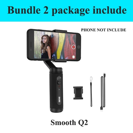 smooth q2 Zhiyun Smooth Q2 Smooth III 3 оси ручной карданный стабилизатор для iPhone Xs 8Plus 7 6 Plus для samsung S8 S7 S5/huawei и т. Д. Смартфонов - Цвет: smooth q2