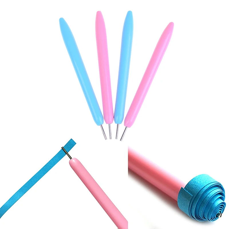 

2pcs Yan paper pen pen split fork pen paper tool DIY slotting labor saving stainless steel paper pen craft