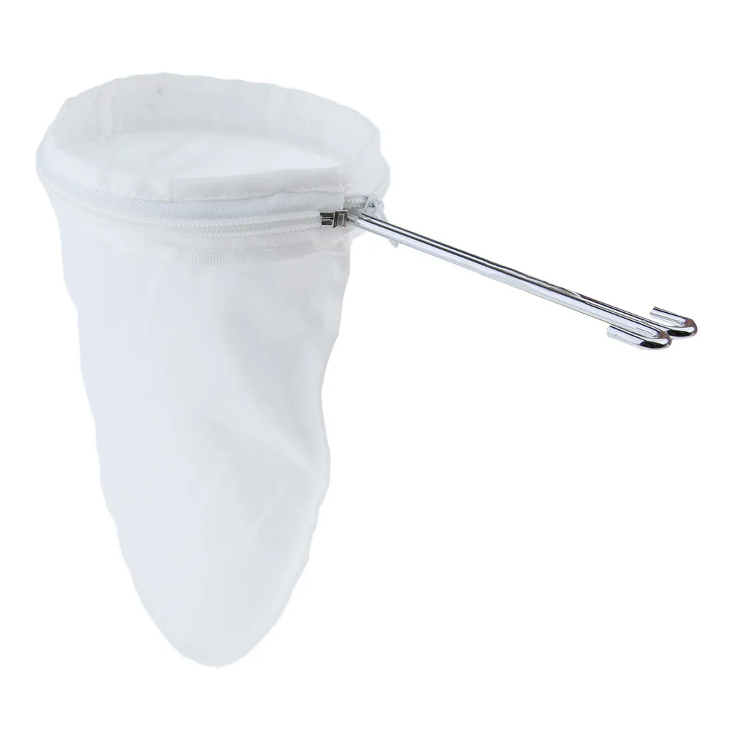 

Reusable Tea Coffee Juices Filter Cheese Mesh Cloth Nut Milk Strainer Bag 5x 10inch with Zipper