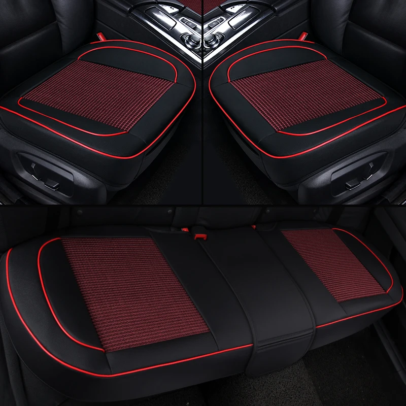 

Ultra-Luxury Car Seat Protection Single Seat Without Backrest PU Senior Leather Car Seat Cover For Most Four-Door Sedan&SUV