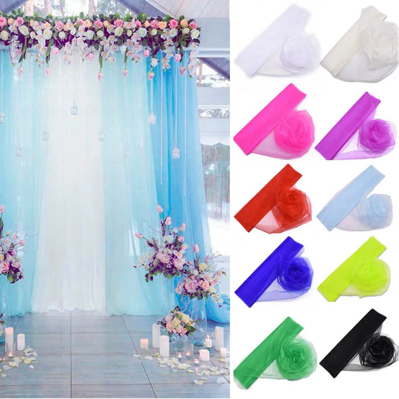 5/10 м 1 шт. тюль из органзы|Украшения своими руками для вечеринки| |