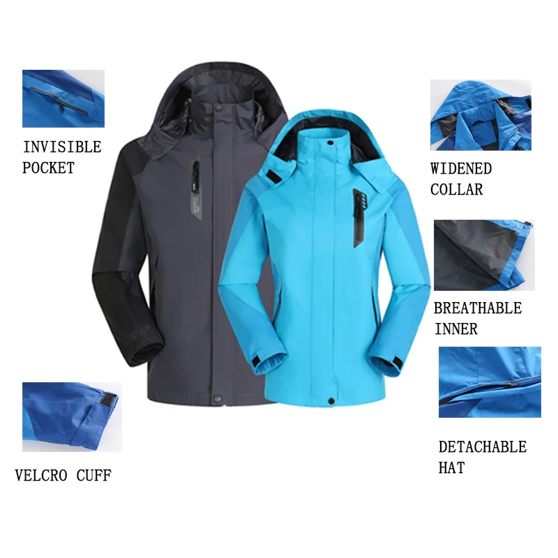 Пара походная куртка весна осень Мужчины Женщины Открытый Кемпинг Треккинг