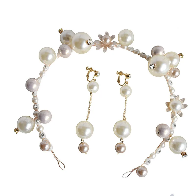 

2020 big Pearl high fashion headbands Bridal Headdress cocktail party women Hair wear