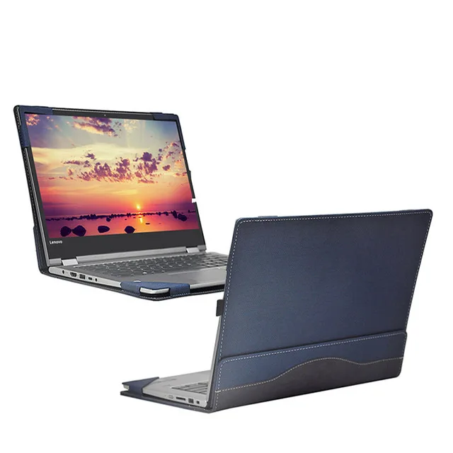 Чехол для lenovo Yoga 520, 14 дюймов, 520-14, 520-14IKB Flex 5, 14IKB, съемный чехол для ноутбука, Индивидуальная сумка, ручка, подарок - Цвет: blue