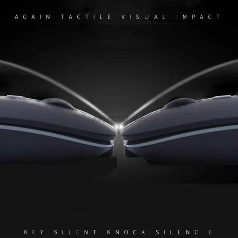 

2.4GHz Wireless Mouse Silent Ultra Thin Rechargeable USB Mice for Laptop PC