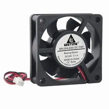 1 шт. Gdstime DC 24 в 6 см 60 мм 60x60x20 компьютерный Бесщеточный Охлаждающий