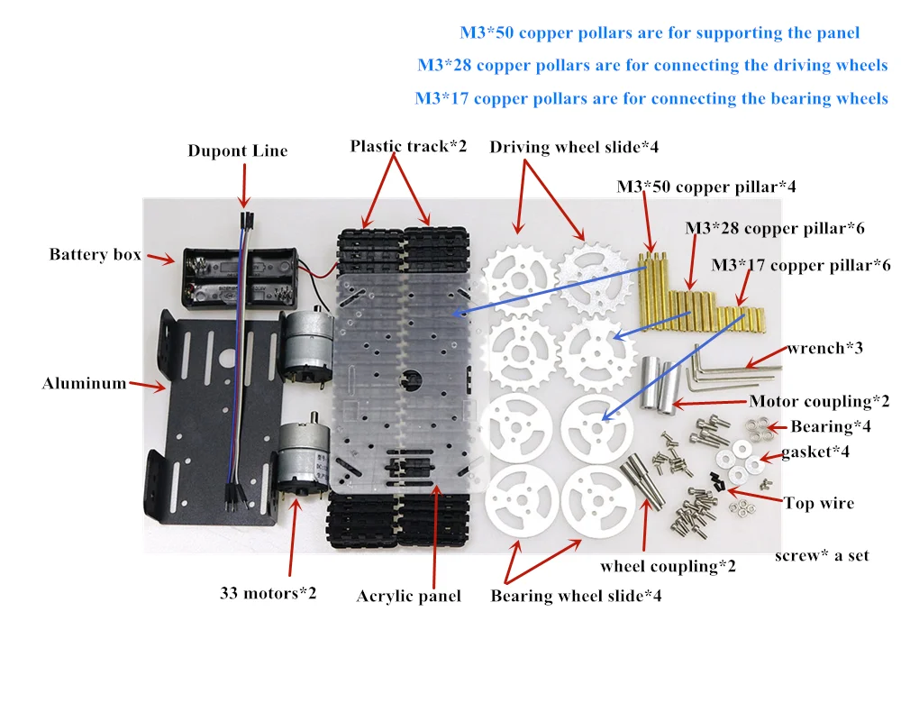 Умный корпус для робота танка гусеничная Автомобильная платформа с 12 В 350 об/мин