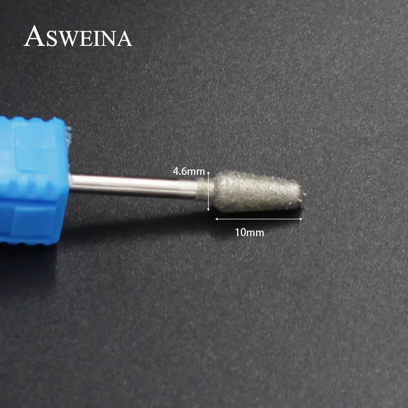 ASWEINA 1 шт. Алмазные Заусенцы для ногтей сверла из нержавеющей стали Ручка резак для удаление маникюра Профессиональный Гель-лак для ногтей инструмент