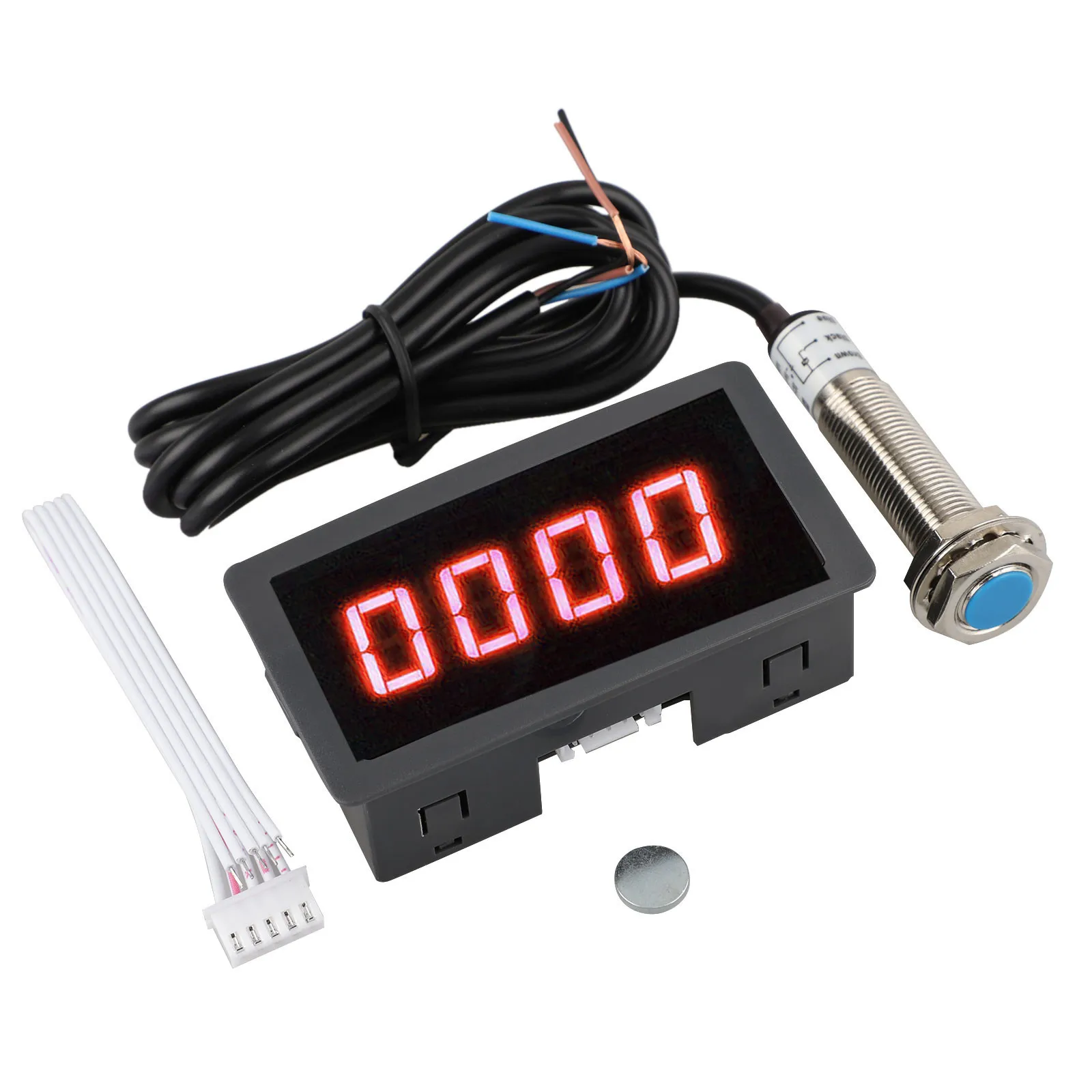 

Level Pulse LED Tachometer NPN Open Collector Non-contact Switch Speed Meter High Quality
