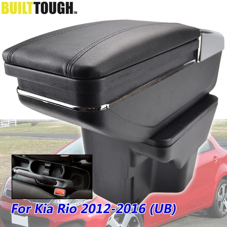 Center Centre Console Storage Box For Kia Rio 3 Rio3 2012-2016 Armrest Arm Rest Rotatable UB 2013 2014 2015