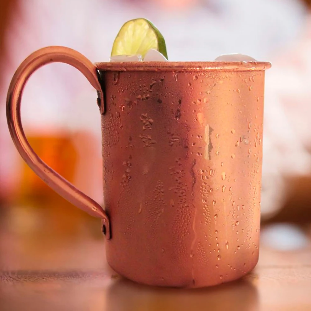 

Pure Copper Mug Cup Coppery Handcrafted Durable Cocktail Cup For Restaurant Bar Drinkware Party Kitchenware Accessories Tools