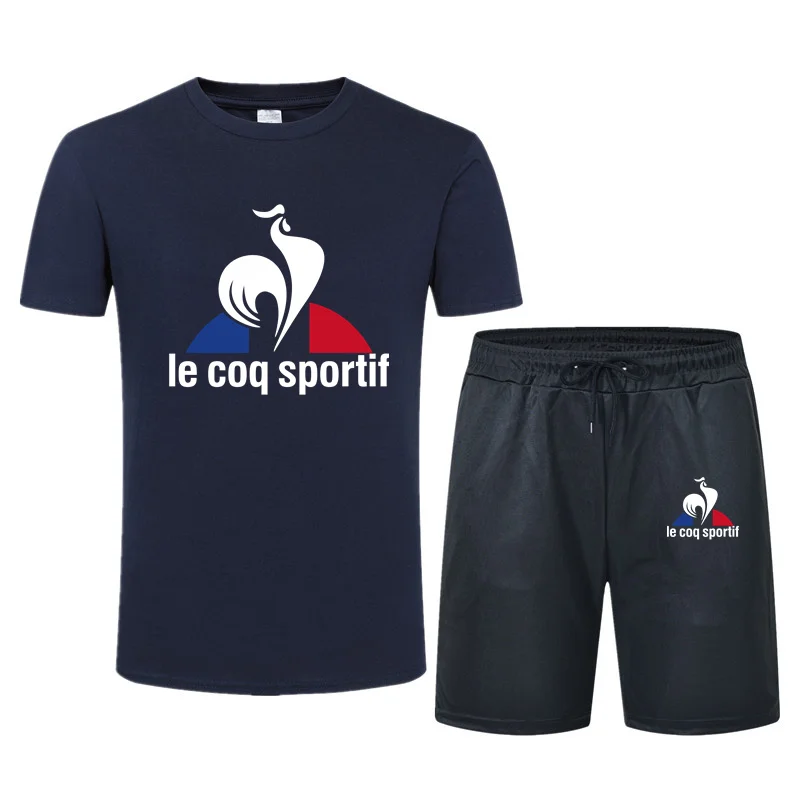 

Hot-Selling Men's Sweatshirt + Shorts 2 Piece Set Of Casual Sportswear Basketball Spring And Summer New Sportswear Brand Suit