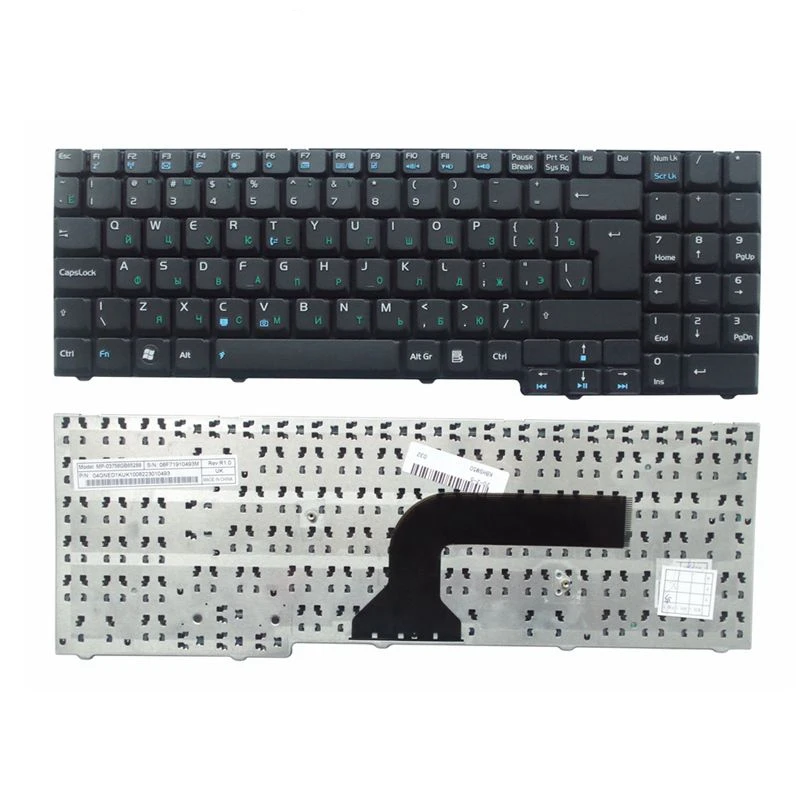Русская клавиатура для ноутбуков Asus M70 M70S M50 X57V X55 M50VM X71S M50S X71 X71SL G50 G70 M70SV M70V M71 RU |