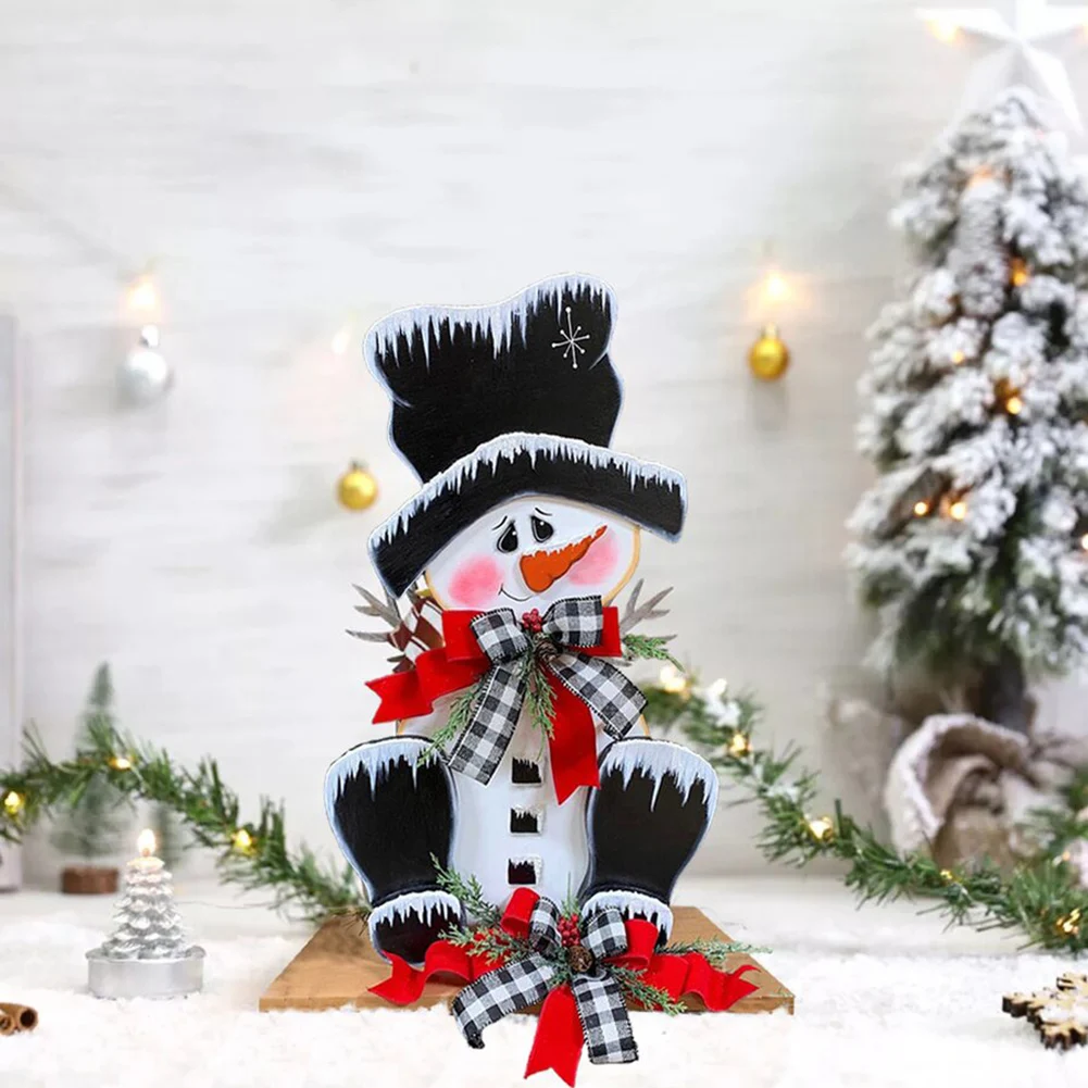 

Creative Snowman Ornament Cute Art Crafts Shop Showcase Setting Xmas Party Prop Kids Gift Favors Toy Supplies