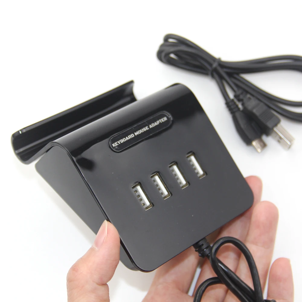Адаптер для клавиатуры/мыши KMAX1 геймпада 4USB конвертер PS3 PS4 SWITCH XBOX ONE | Электроника