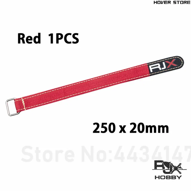 RJX Kevlar Magic Battery Strap 250x20mm Red
