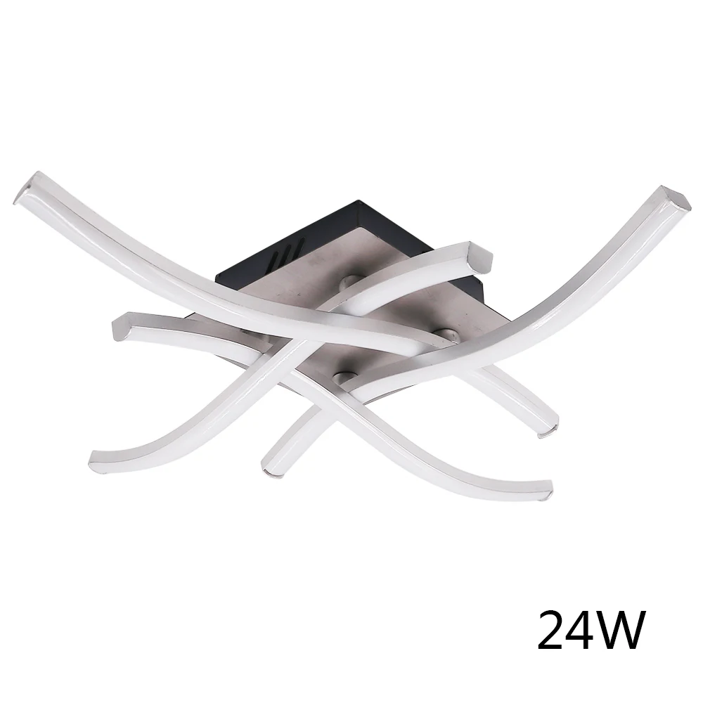 $17.25 LED Ceiling Light 85-265V Creative Forked Shaped Modern Ceiling Lamp 18W 24W LED Lamparas De Techo for Kitchen Bedroom Corridor