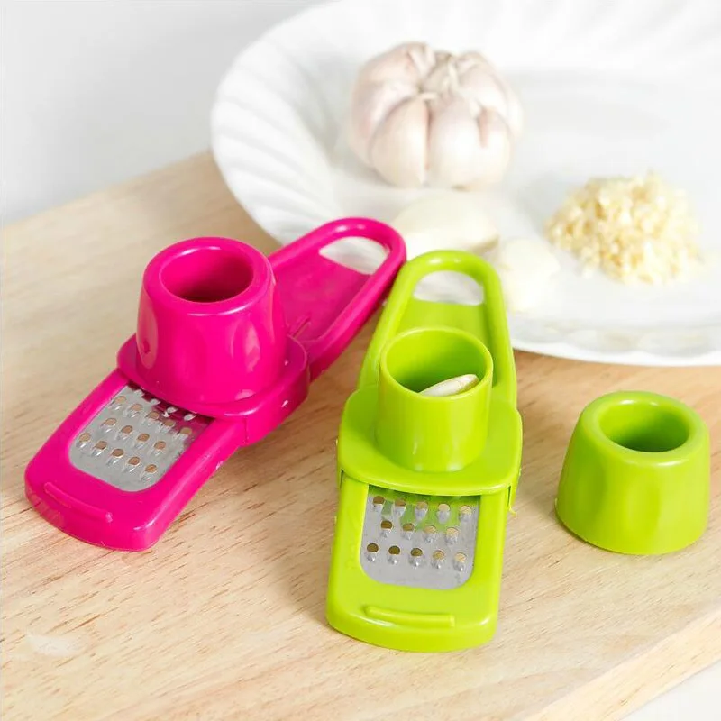 1Pcs Stainless Garlic Press Kitchen Rocker Crusher Tool Household Manual Device Squeezer Ginger Tools | Дом и сад