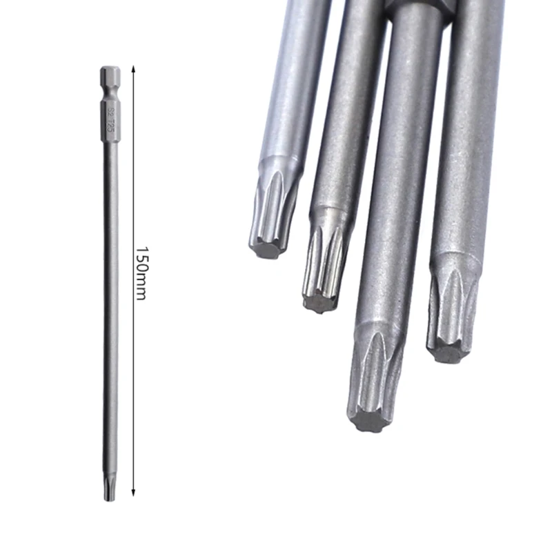 

Magnetic Screwdriver Set Head Efficiency Working Faster Self-tapping Screws 100 Pcs T20 Nails X7XD