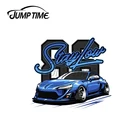 Прыгать время 13x11,6 см для GT86 Subaru Граффити автомобиля Стикеры Водонепроницаемый Виниловая наклейка для Материал прикуса царапин подходит для ван на колесах