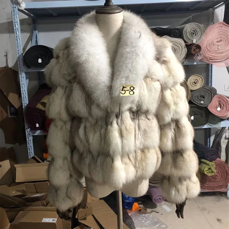 

Women Fashion Knit Genuine Rabbit Fur Vest Real Natural Fox Fur Long Short Hooded Coat