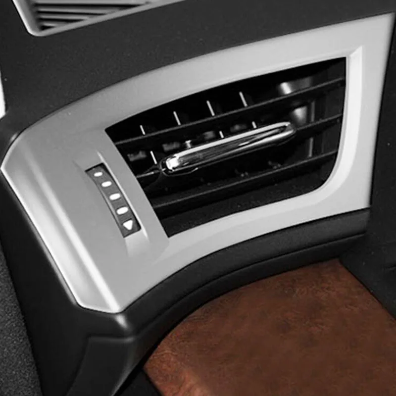 

ABS Matte For Toyota Alphard 2016 2017 2018 car styling auto accessories Car left and right air outlet Cover Trim 2pcs