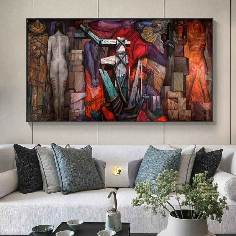 

Modern Abstract Famous Painting Art Posters and Prints Canvas Painting Print Wall Art for Living Room Home Decor (No Frame)