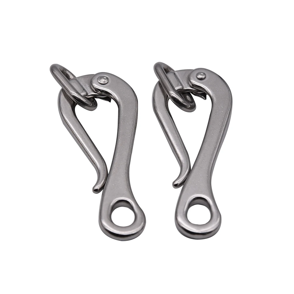 100 мм пеликан крюк и глаз с быстроразъемным звеном морская нержавеющая сталь