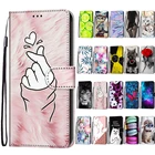 Чехол для lg k31 k61 k20 2019 k41s k51s, чехол-кошелек с подставкой и рисунком, кожаный чехол для lg velvet stylo 5 aristo 5, чехол с откидной магнитной крышкой