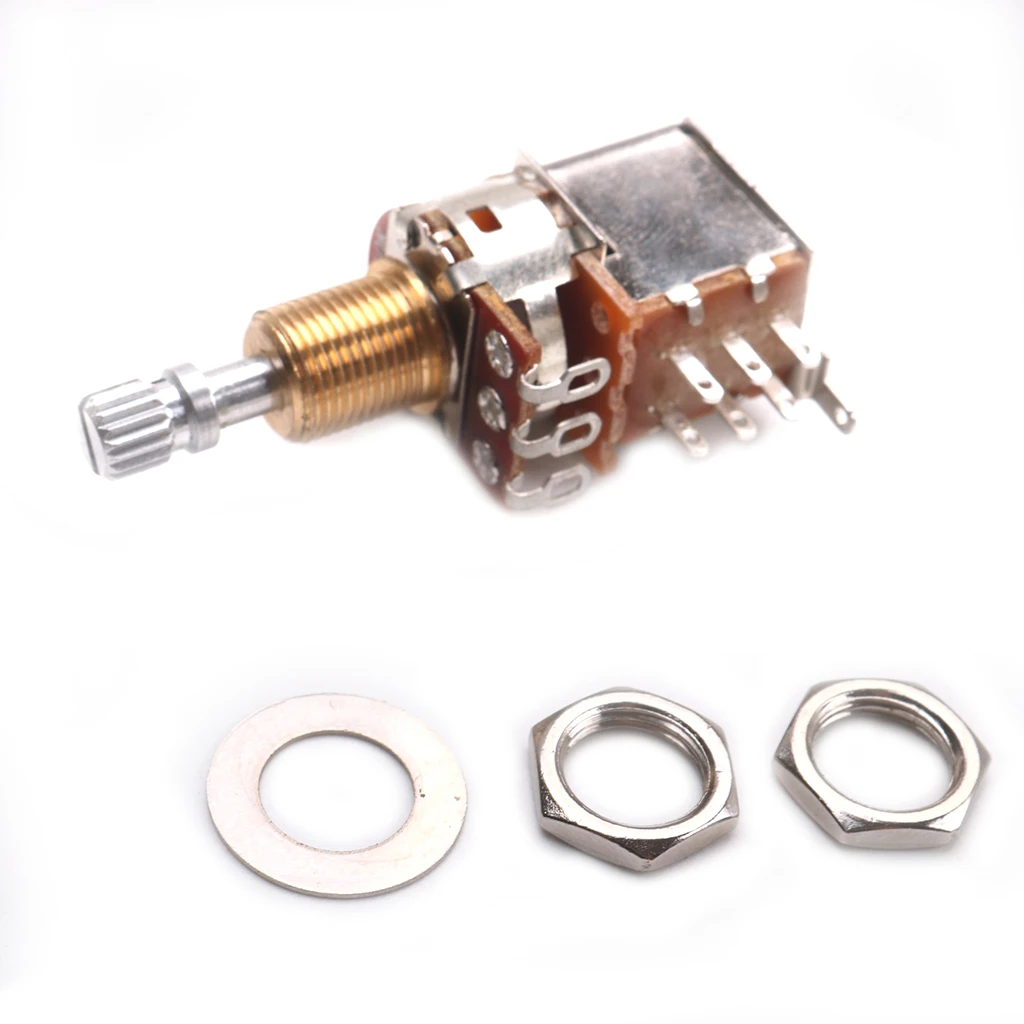 

Push Pull Pot Guitar Potentiometer Audio Volume Tone Split Wave Control