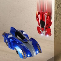 wall climbing racing car built in battery rc car rotation stunt cars with led light rechargeable toy car best gift