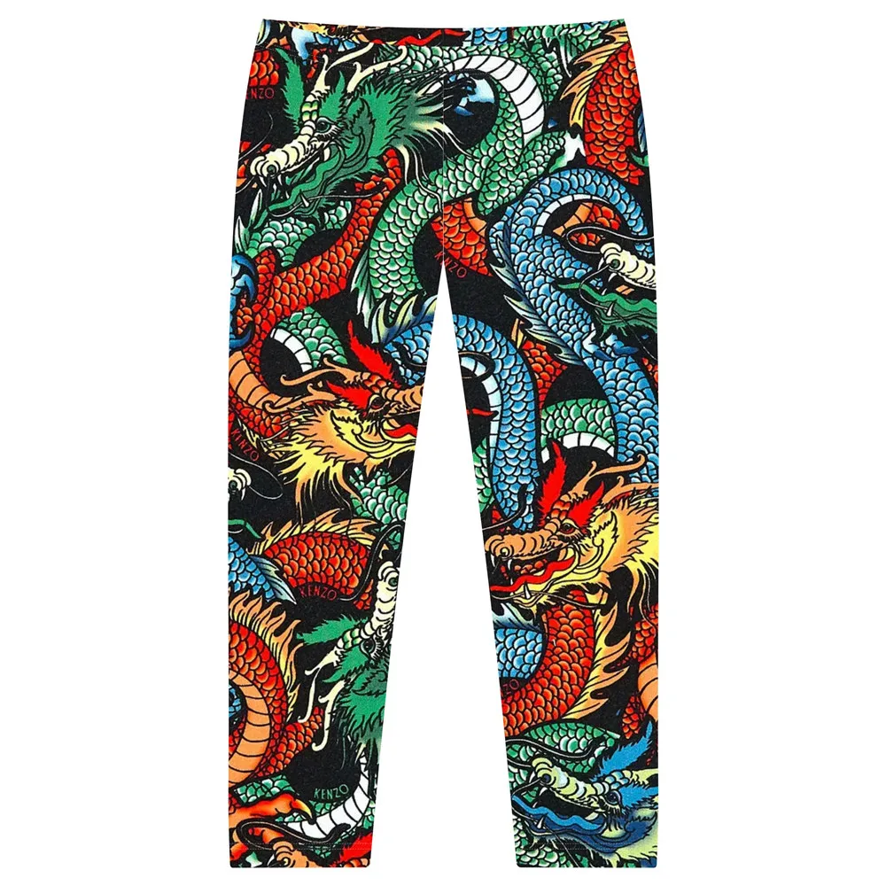 Леггинсы для девочек коллекция 2019 года Новое поступление модные леггинсы с