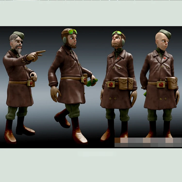 Готов к полету 1/35 полимерная модель солдата GK военные темы разобранный и